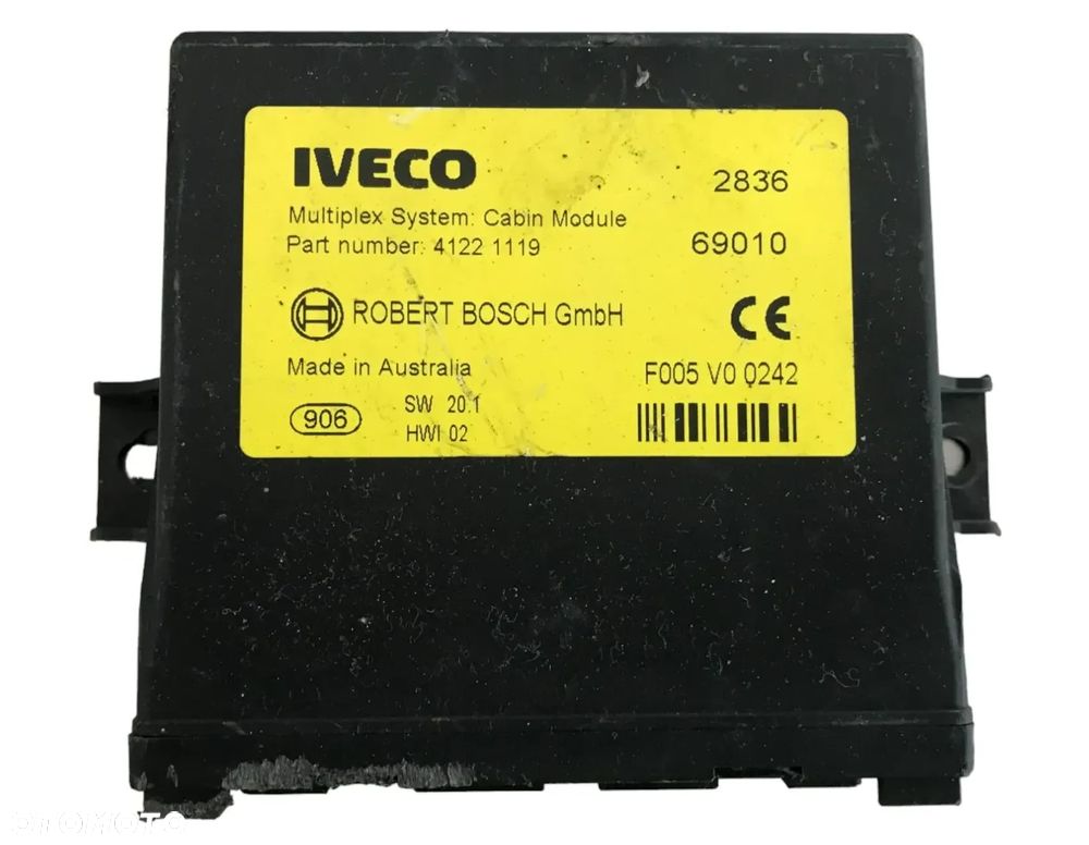 MODUŁ STEROWNIK KABINY IVECO STRALIS II 420 41221119 - 1