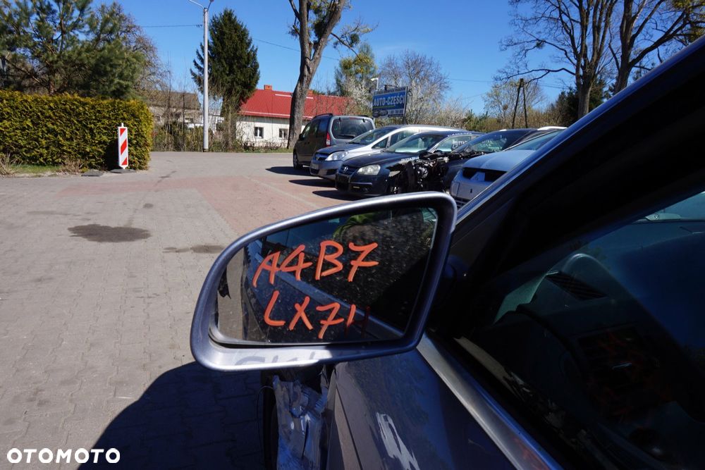 LUSTERKO ELEKTRYCZNE LEWE A4 B7 LY7H SZARY AUDI 2004-2008 - 3