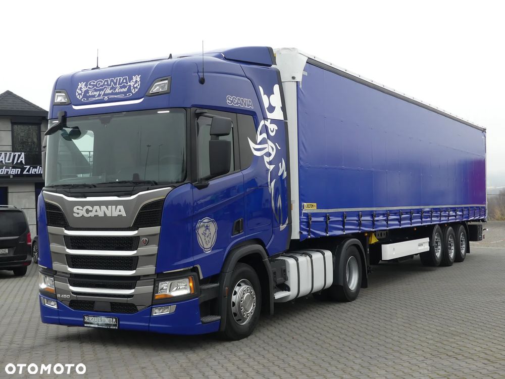 Scania R450 + WIELTON FIRANKA / ZESTAW STANDARD / AUTOMAT / - 2