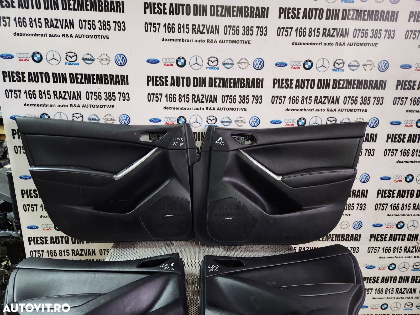 Fata Tapiterie Usa Stanga Dreapta Fata Spate Din Piele Mazda CX5 CX-5 2.2 Diesel Skyactive An 2013- - 1