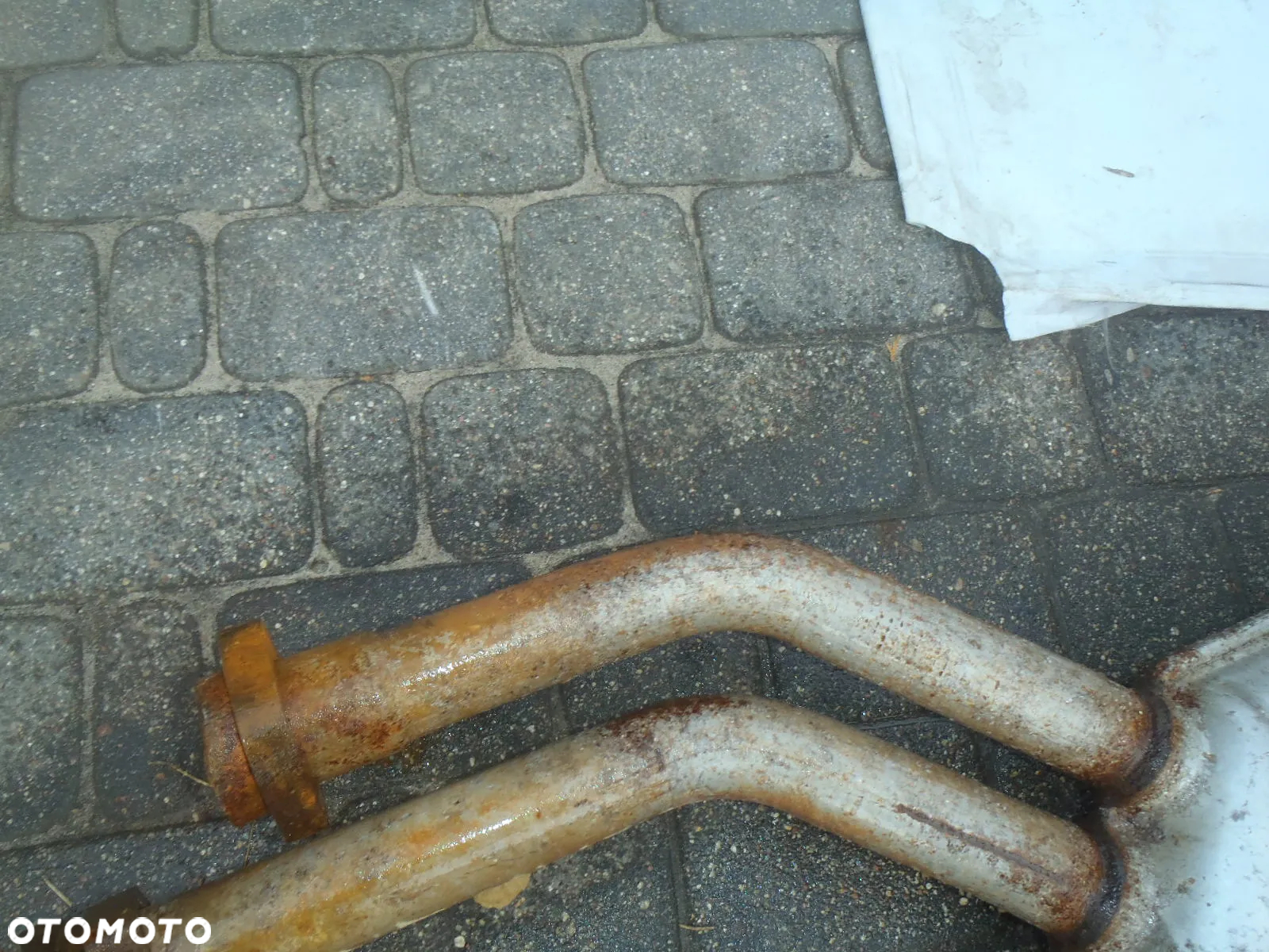 wydech tłumik rura portki kolektory mercedes  w124 124 jak nowy  oryginał posiadam wszystkie części - 12