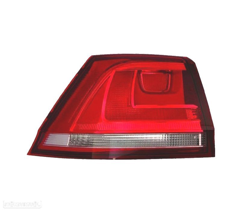 FAROLIN ESQ PARA VOLKSWAGEN VW GOLF VII VARIANT 12-17 BRANCO VERMELHO - 1