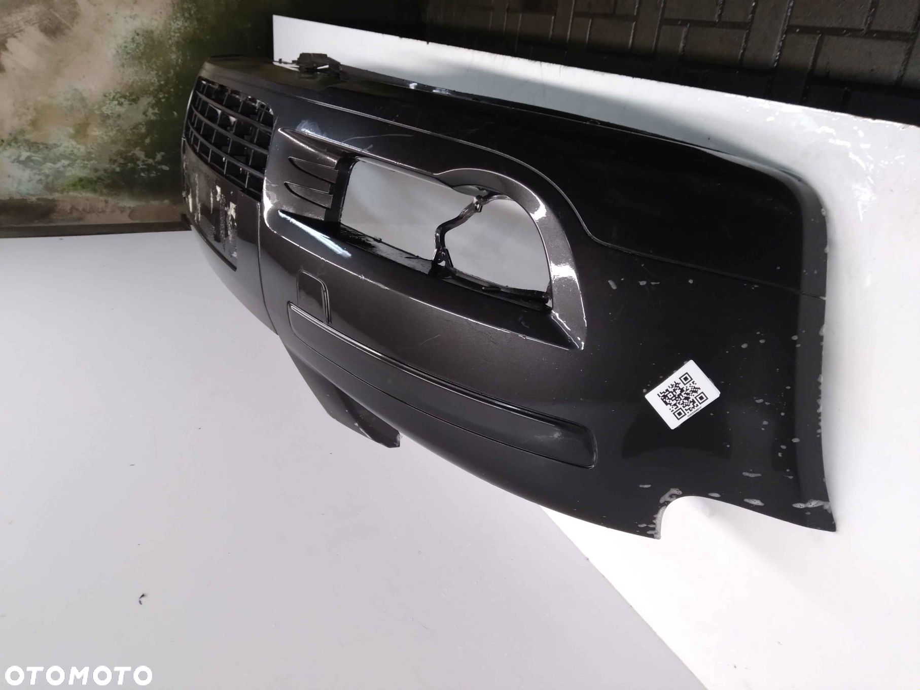 } ZDERZAK PRZÓD PRZEDNI AUDI A3 8P LZ7L CIEMNO SZARY GRAFITOWY HALOGENY - 3