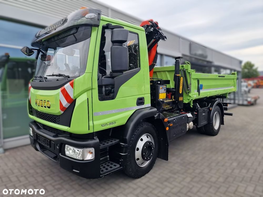 Iveco Eurocargo 140E25 | 2018 | 33 504 km | Wywrotka 3-stronna | HDS Palfinger | Sterowanie radiowe | Euro 6 - 6