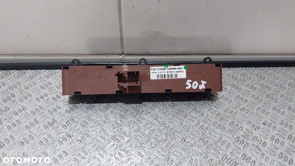 PANEL PRZEŁĄCZNIKÓW FIAT DUCATO III 3 BOXER, JUMPER R2015 NR 7355861650 - 3