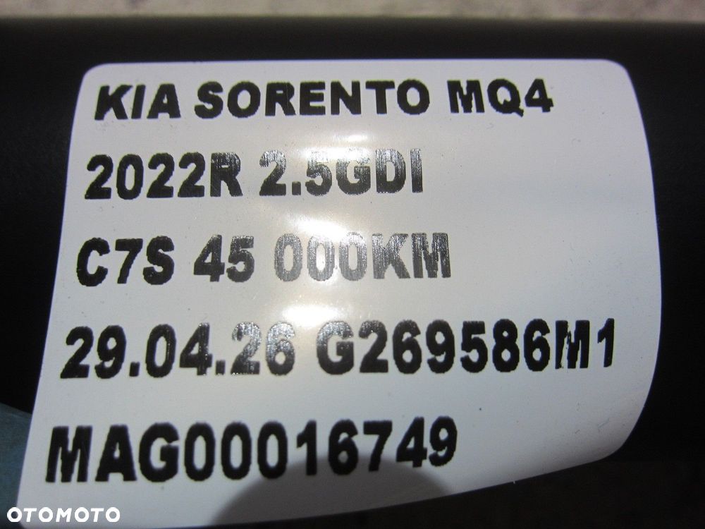 KIA SORENTO IV MQ4 WAŁ NAPĘDOWY WZDZŁUŻNY 4X4 2.5 GDI AUTOMAT 49300-R5200 - 12