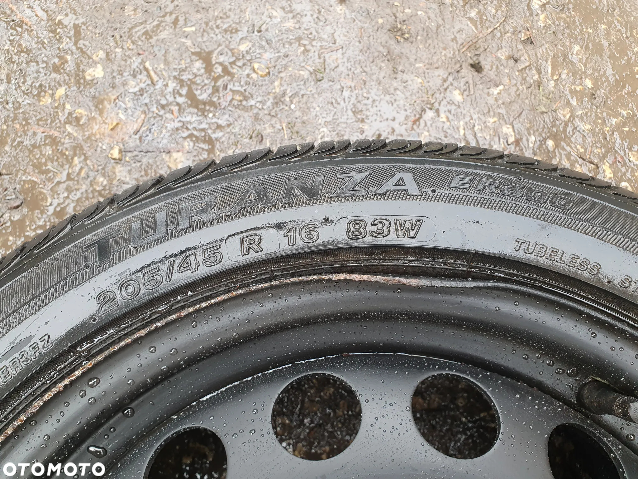 VW AUDI R16 KOŁO ZAPASOWE 5x100 205/45/R16 ORYGINALNA FELGA 16 6.5J ET42 1J0601027AD/AC - 2