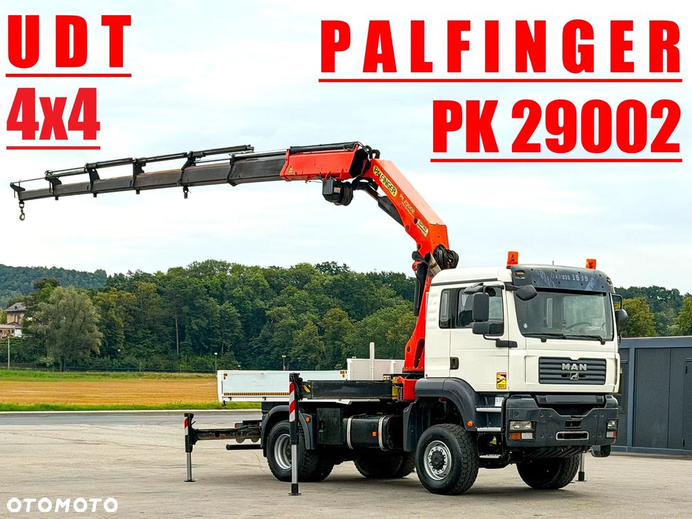 MAN TGA 18.430 * SKRZYNIA 3,45 m * PALFINGER PK 29002 + PILOT * 4x4! - 1