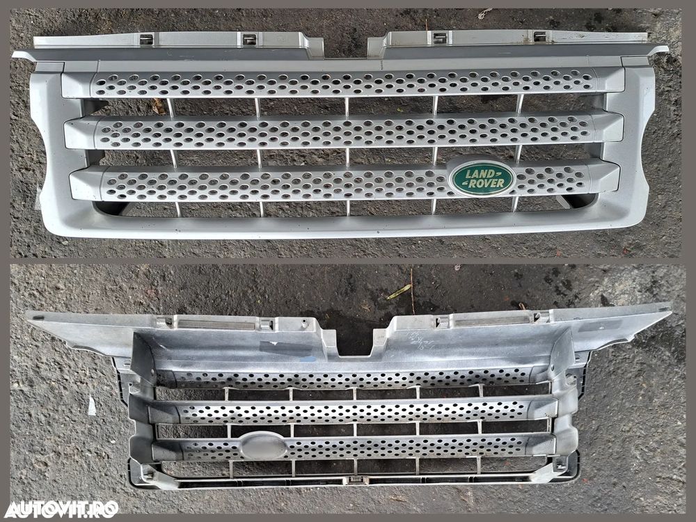 Grila bara fata centrala cu sigla Land Rover Range Rover Sport Facelift L320 2009-2013 - 1