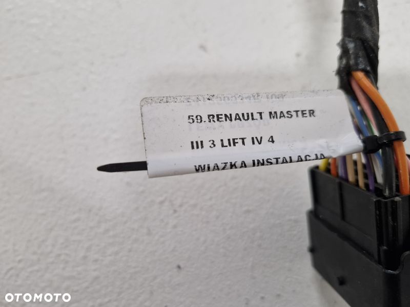 RENAULT MASTER III 3 LIFT IV 4 WIĄZKA INSTALACJA DRZWI PRZEDNICH LEWY PRZÓD 241256534R - 11