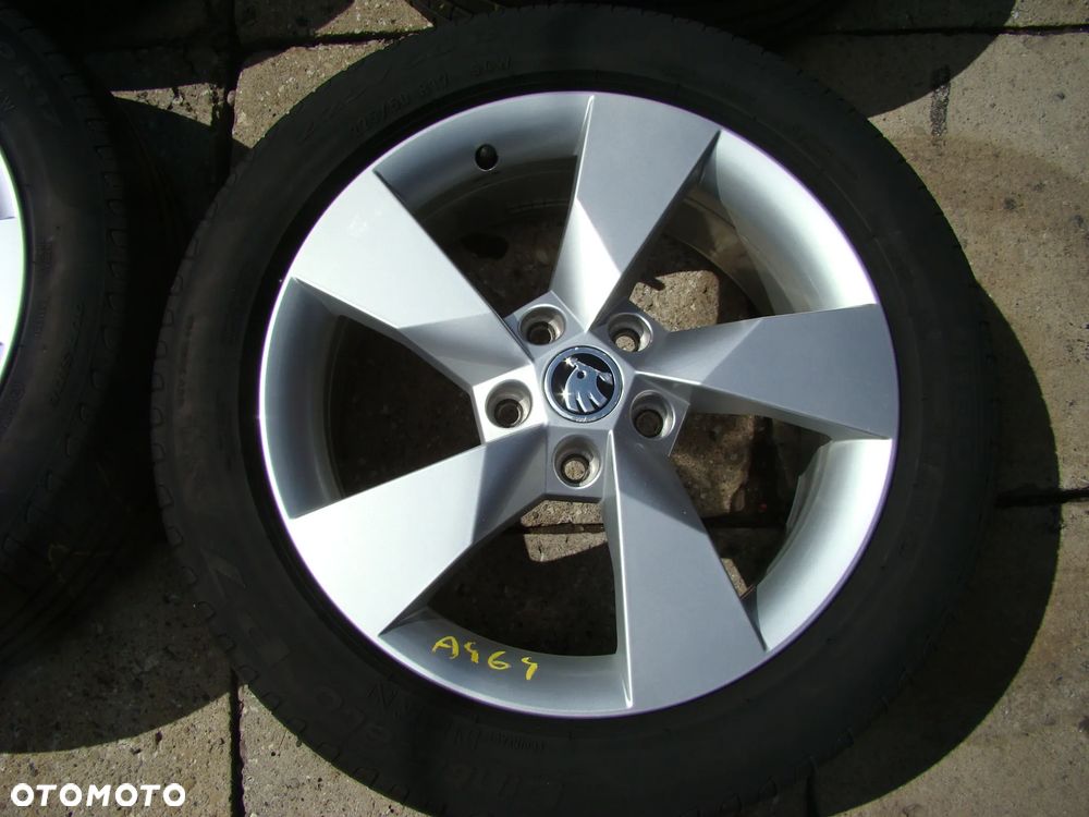 a464 5x112 Skoda Octavia Karoq Superb Yeti 7Jx17 opony lato 225/50 - 2