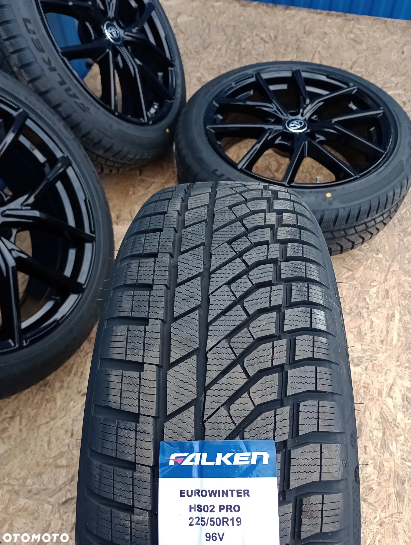 NOWE KOŁA ZIMOWE R19 TOYOTA C-HR CHR generacja 2 5X114 OPONY FALKEN EUROWINTER HS02 PRO 225/50 R19 96V 3724DOT CZUJNIKI TPMS - 17