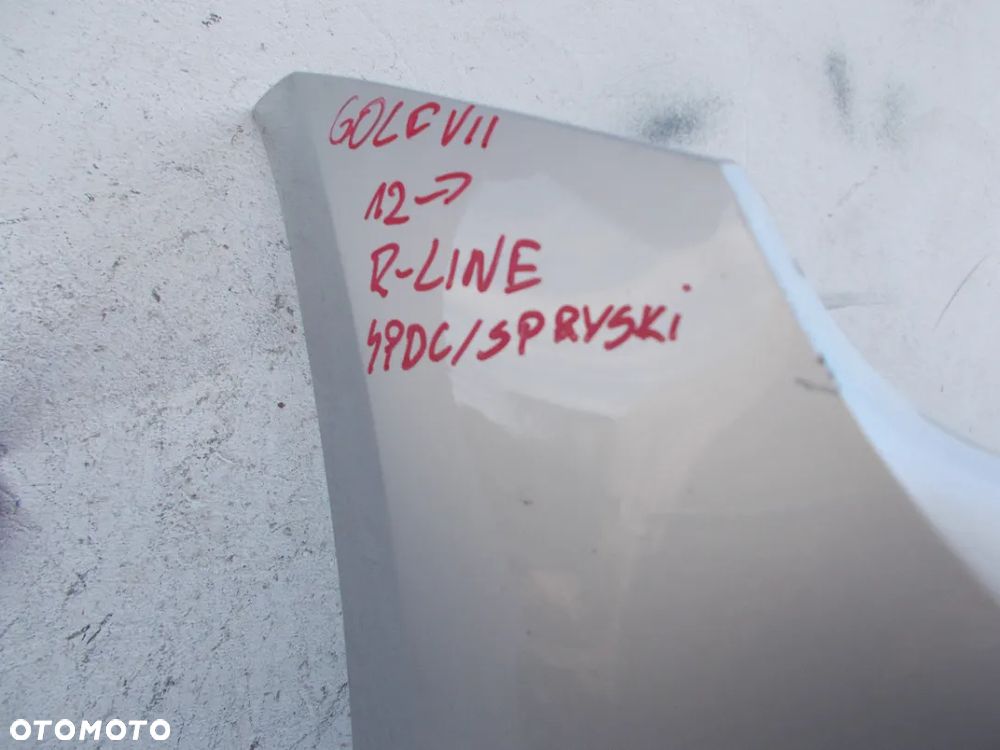 VW GOLF VII R-LINE ZDERZAK PRZÓD PRZEDNI - 4