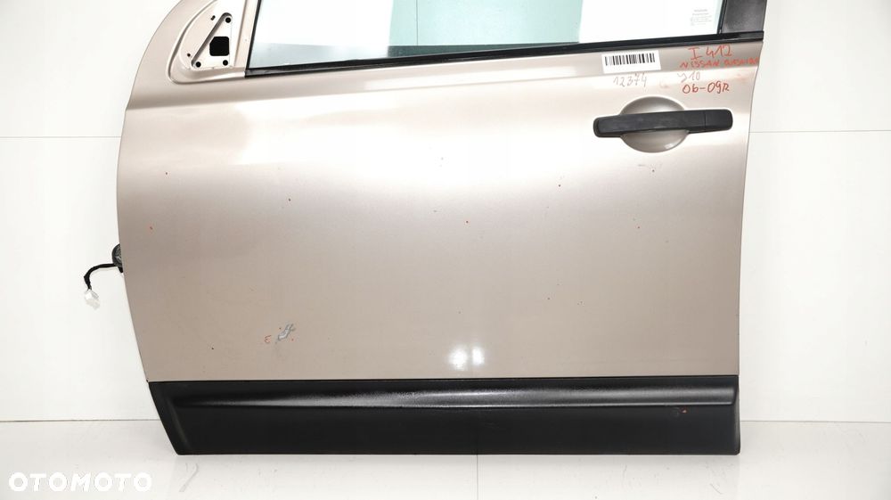 DRZWI LEWY PRZÓD NISSAN QASHQAI J10 06-09R C30 - 15