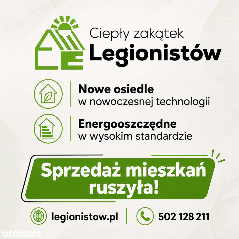 Pasywne energooszczędne mieszkania PARTER z ogródkiem i tarasem - NOWE