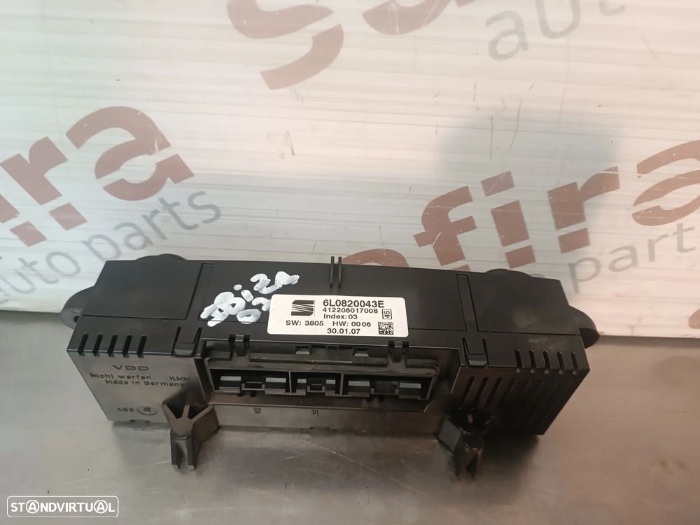 COMANDO / REGULADOR SOFAGEM / AC SEAT IBIZA III 6L - REF: 6L0820043E - 4