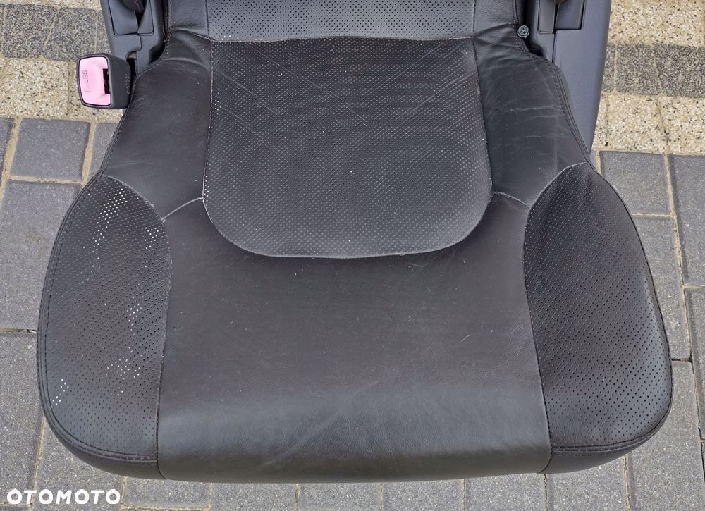 nissan pathfinder r51 05-10 fotel lewy przedni lewy przód skóra angielski - 5