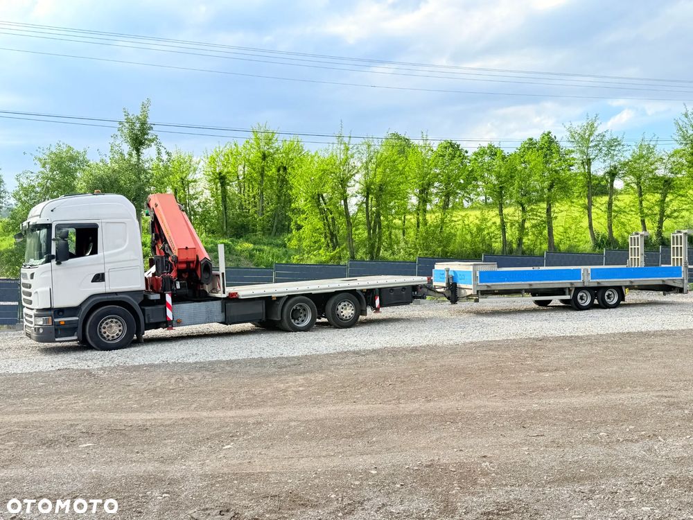 Scania * SCANIA G400 * Zestaw + Przyczepa * HDS Palfinger Kran PK 42500 * 3 Osie * Sprowadzona * Bardzo Dobry Stan * - 11