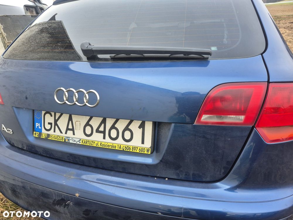 Klapa bagażnika audi a3 8p sportback lz5c - 3