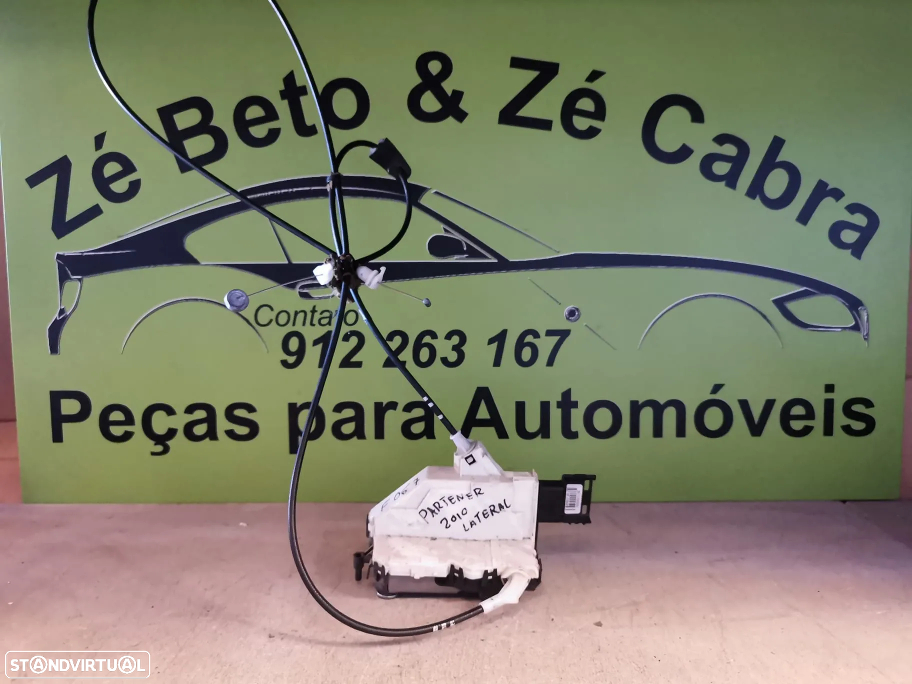 PEUGEOT PARTNER FECHADURA PORTA LATERAL - F067 - 2
