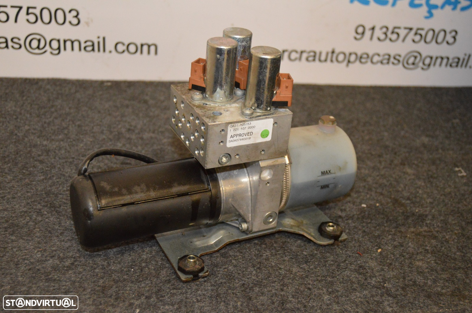 CAPOTA LONA ELETRICO SAAB 93 9.3 9-3 YS3F CABRIO 12833599 12852824 12211070000 - 6