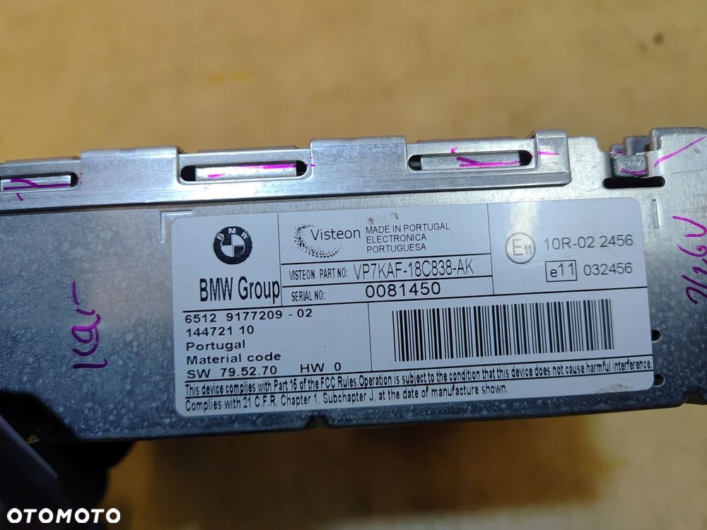 BMW 1 E87 RADIO BMW BUSINESS CD 9177209 - 6