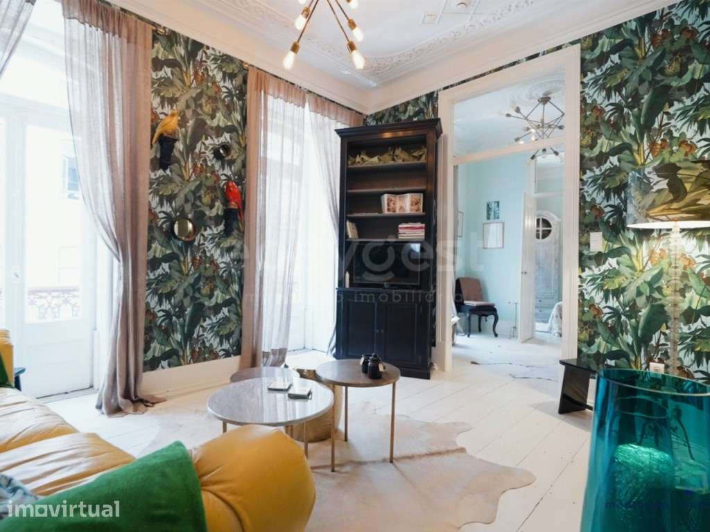 Apartamento T2+4 de 120 m², exclusivo em Lisboa - Grande imagem: 4/26