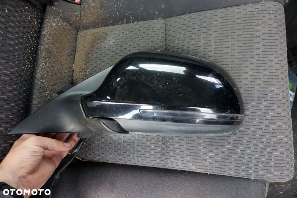 LUSTERKO ELEKTRYCZNE LEWE A6 C6 LIFT LY9B 6-PIN UK CZARNY AUDI 2008-2011 - 2