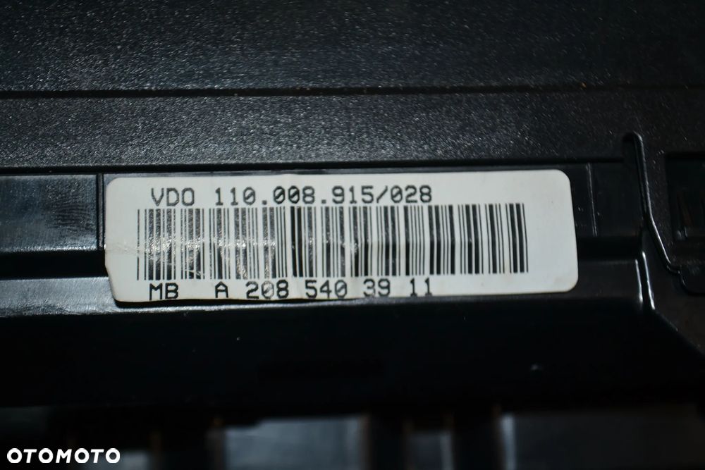 MERCEDES CLK W208 LICZNIK ZEGAR 3,2 BENZYNA 2085403911 - 5