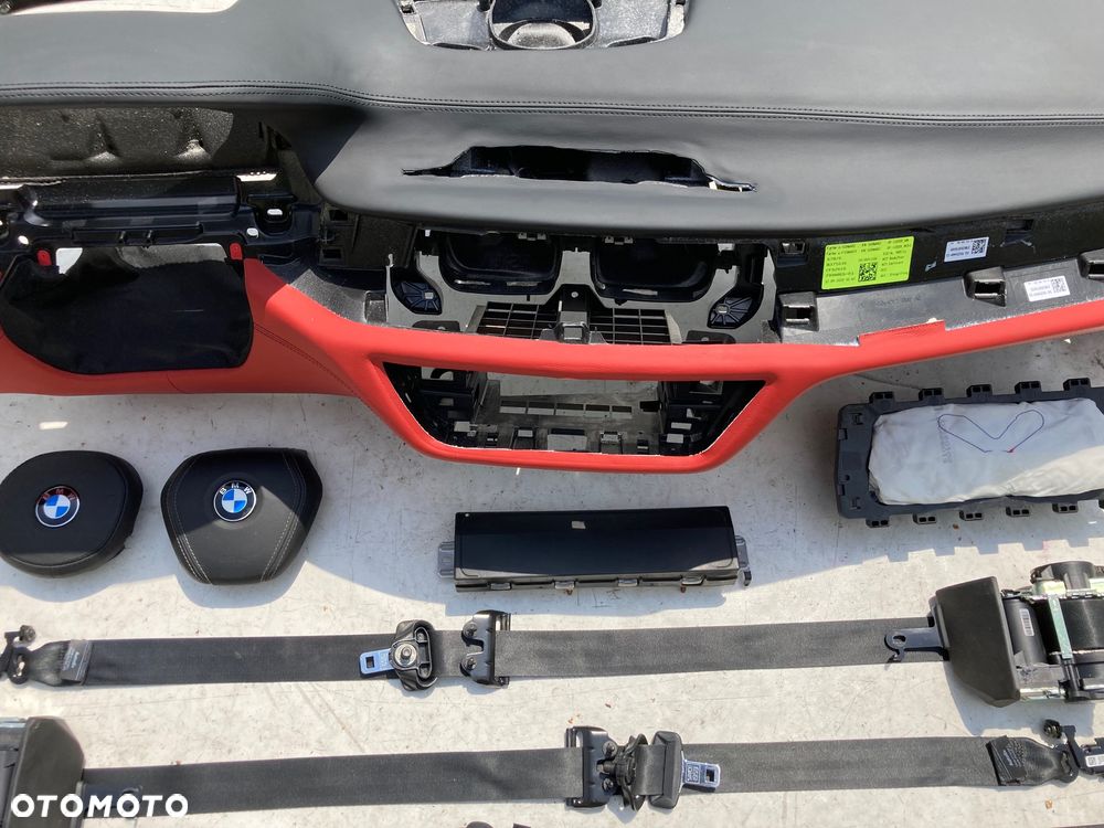 BMW 7 G11 G12 5 G30 G31 G32 3 G20 G21 DESKA KONSOLA PODUSZKI AIRBAG PASY PAS SKÓRA - 3