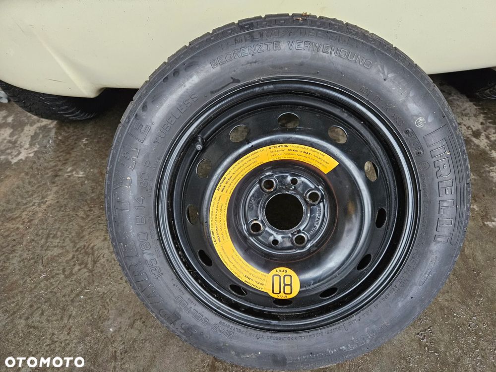 Lancia Ypsilon 2 II  Fiat Punto koło zapasowe dojazdowe 14 4x98