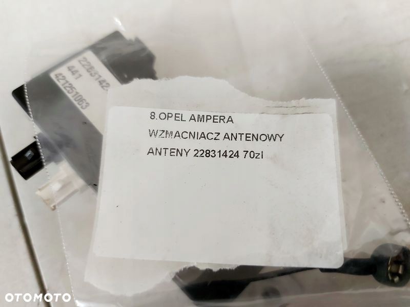 opel ampera wzmacniacz antenowy anteny 22831424 - 5