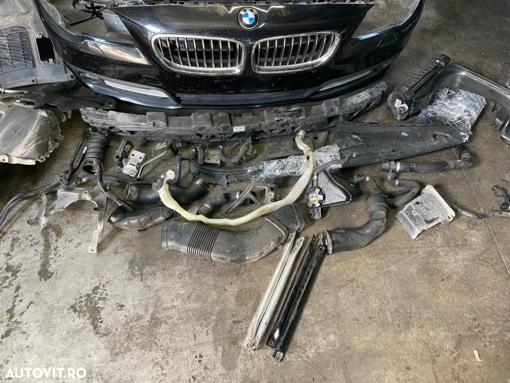 Fata completa BMW F10 F11 3.0 530d m50d lci Facelift 2013 2014 2015 2016 2017 capota-faruri-bara-grila-radiator - 5
