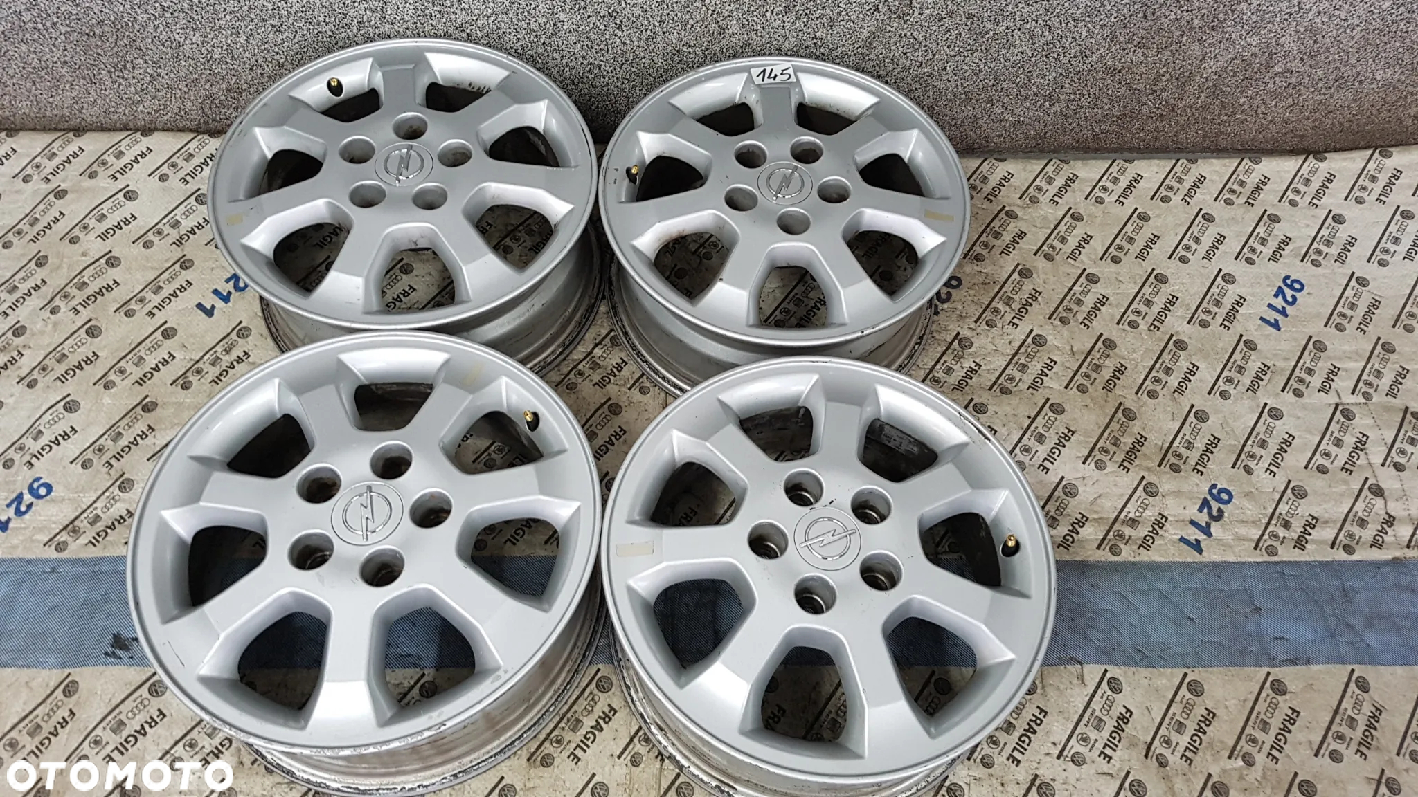 FELGI ALU ORYGINAŁ  OPEL ASTRA ZAFIRA MERIVA COMBO 5X110  6jx15 ET43 - 2