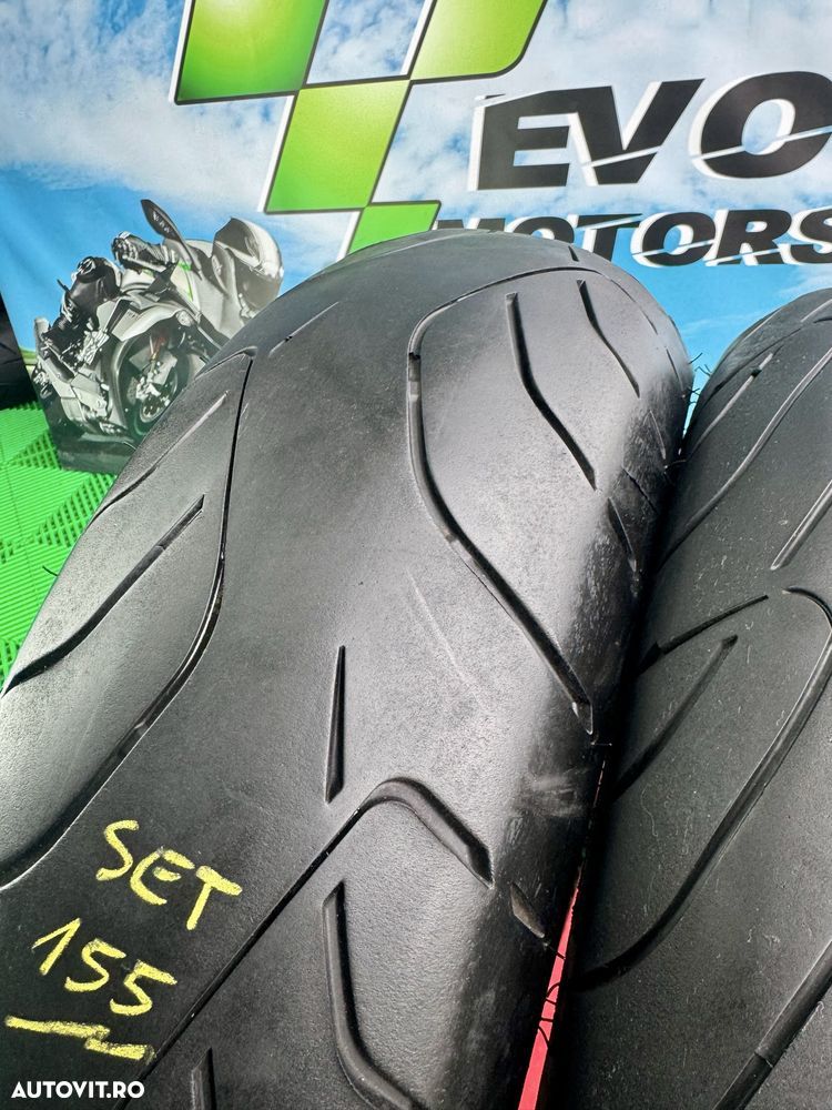 Set Anvelope Moto 120 70 17 si 190 55 17 Dunlop Roadsmart3 2024 Set155 - 3