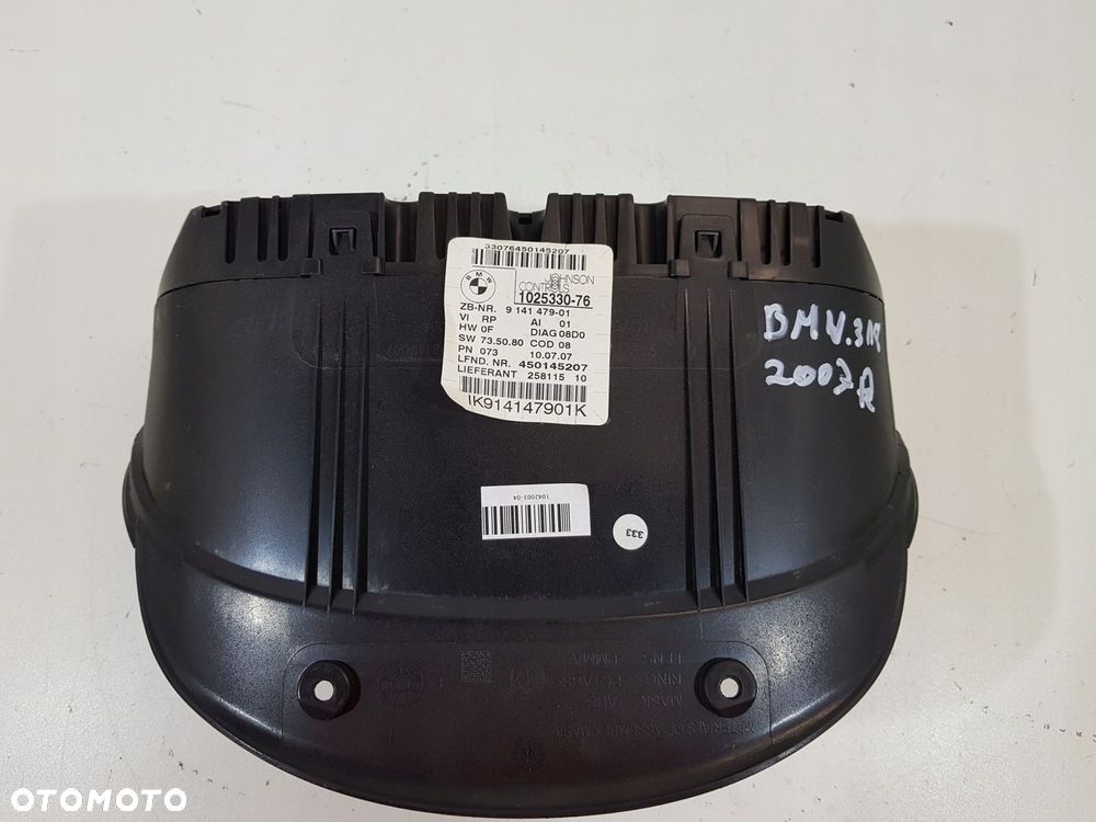 LICZNIK ZEGARY 2.0B BMW E91 E90 EUROPA 9141479 - 2