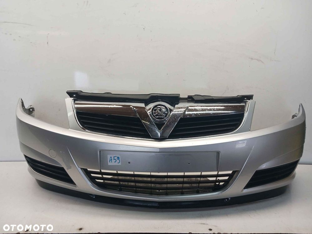 + ZDERZAK PRZÓD PRZEDNI OPEL VECTRA C LIFT FL Z157 SREBRNY - 1
