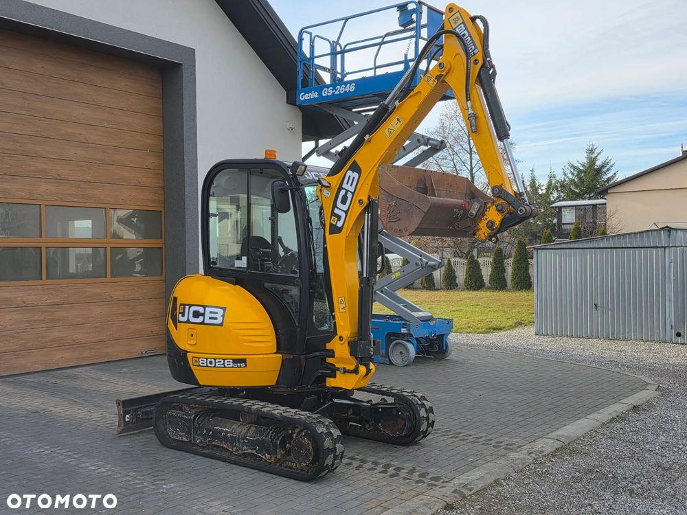 JCB JCB 8026 mini koparka 3 łyżki szybkozłącze 1 wł sprowadzona serwisowana idealna 8025 - 2