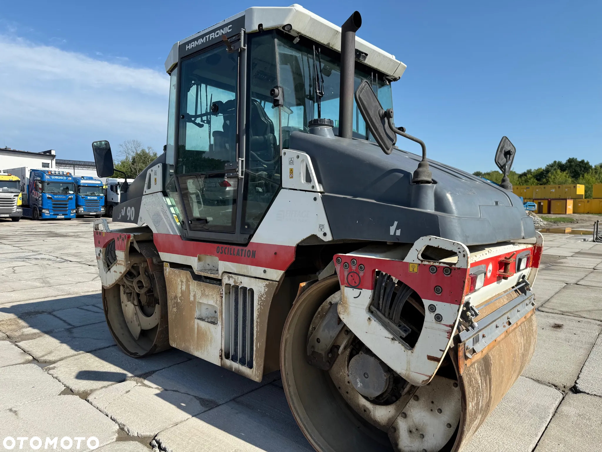 Hamm DV 90 Walec Stalowo Stalowy - 6