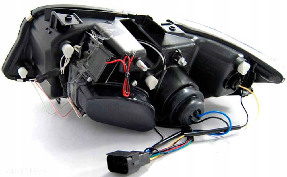 Reflektory Lampy kpl Diody Soczewka Czarne Black Bmw 3 e90 e91 2004-2008 - 7