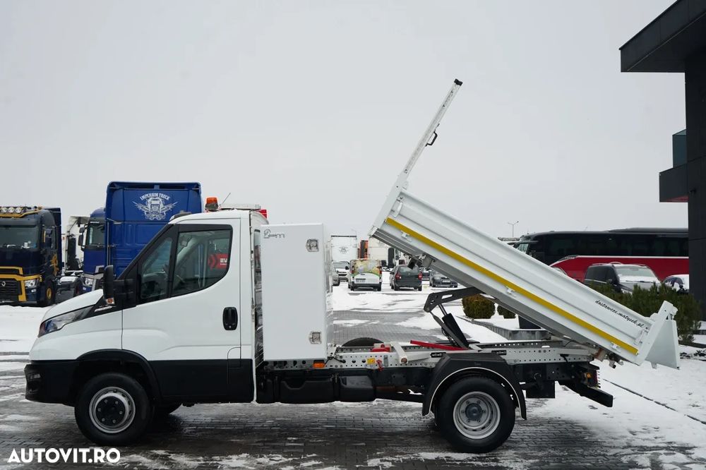 Iveco DAILY 70-180 / BASCULATOR SPATE 2.8 M / MTA: 7.0 T / BLOCARE PUNȚI / DUBLU / HI-MATIC - 3