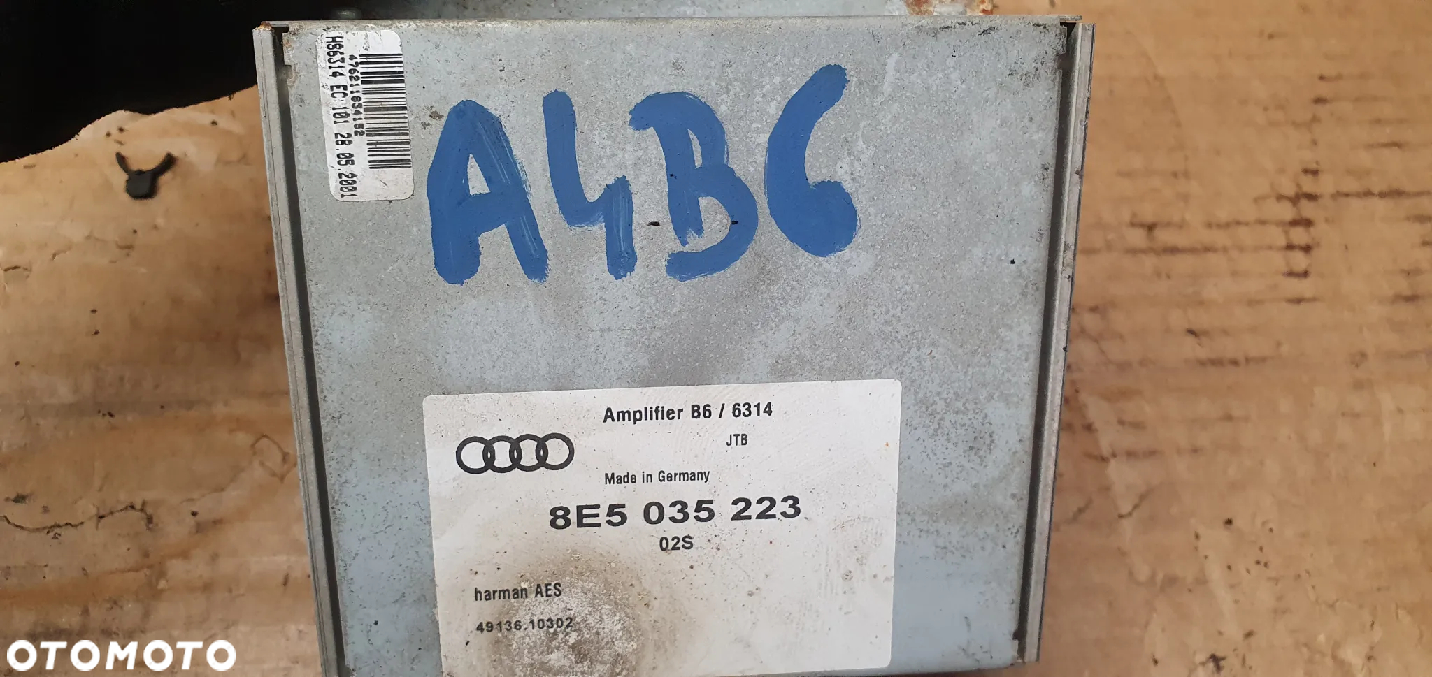 Wzmacniacz nagłośnienia Audio Audi A4 B6 8E5035223 - 4