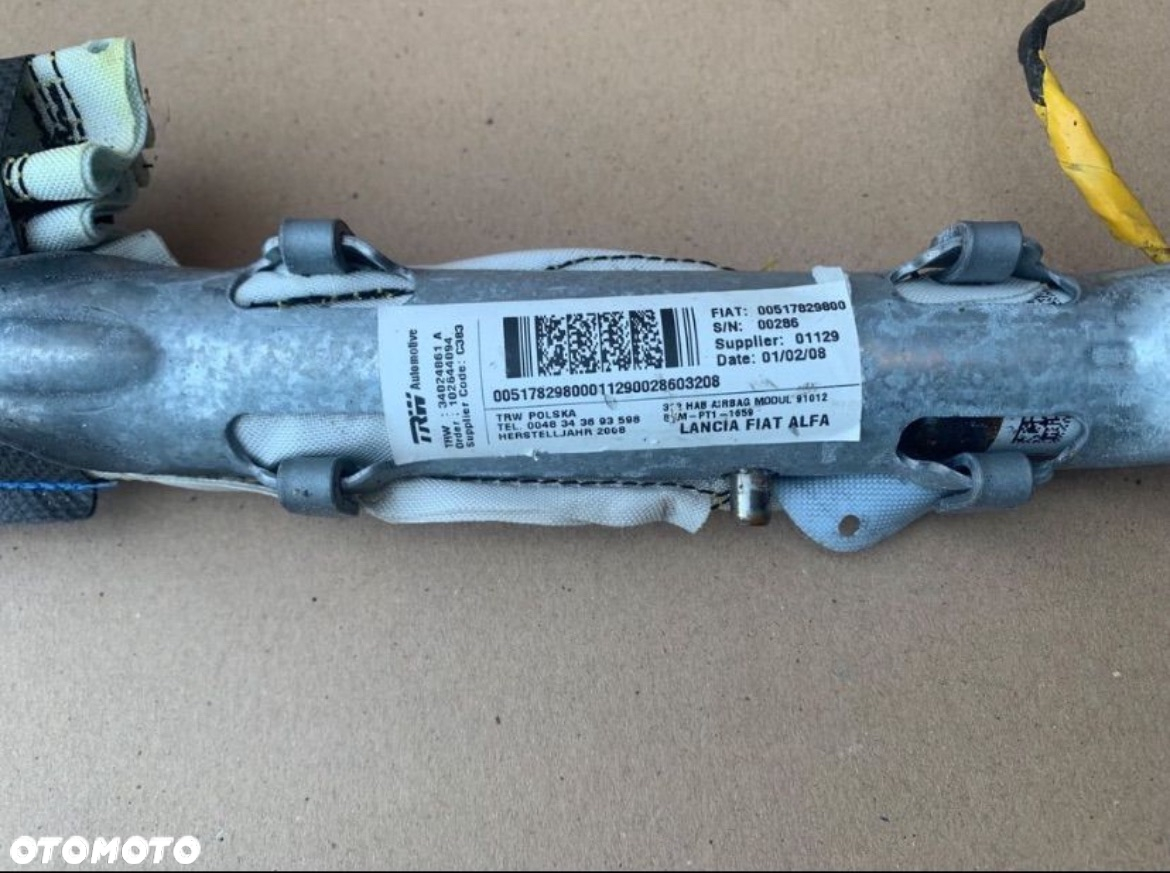 5178298000 kurtyna airbag prawa Fiat 500 - 2