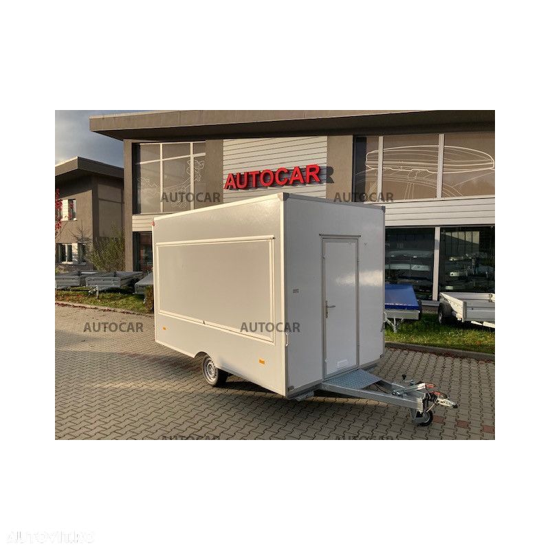 Autocar Remorca comerciala tip Fast-Food, cu sistem de franare, pe o singura axa  3600 x 2030 x 2300 - 1