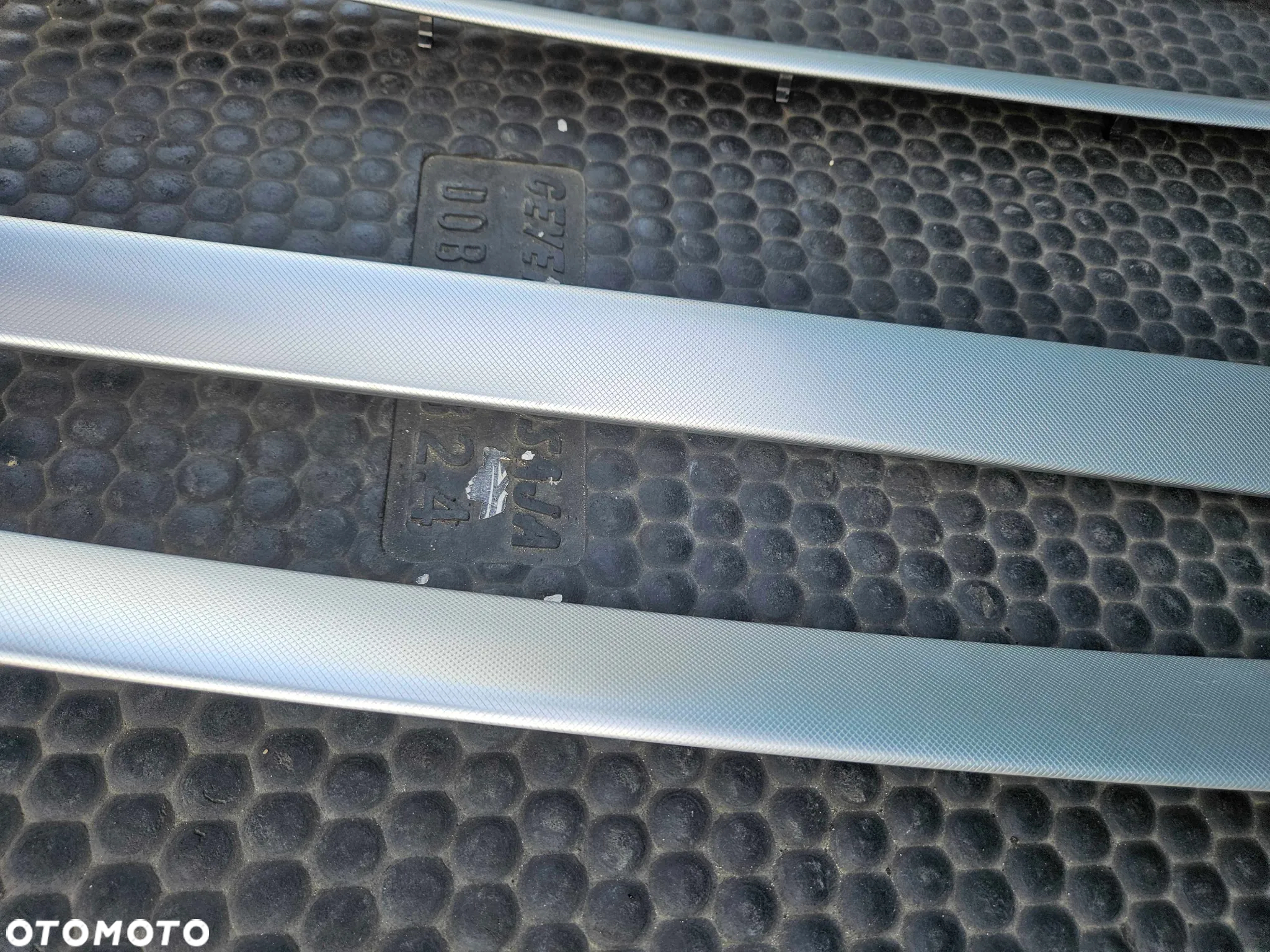 Listwy Ozdobne Dekor Listwa Drzwi Srebrne Rybia Luska Carbon Audi A4 B6 B7 - 14