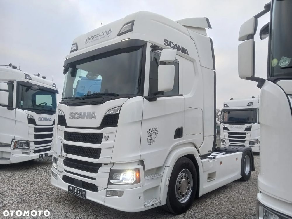 Scania R 450, Pełna opcja, Przód i tył poduszka, Sprowadzona - 1