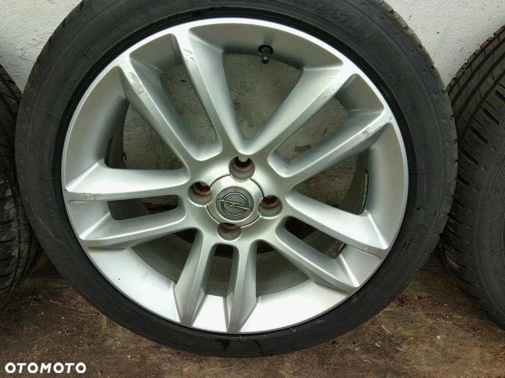 OPEL CORSA E ADAM FELGA FELGI ALUFELGI KOŁA OPONY 4X100 17 X 7J ET 44 OPONY JAK NOWE 2025 ROK 215 45 17 - 4