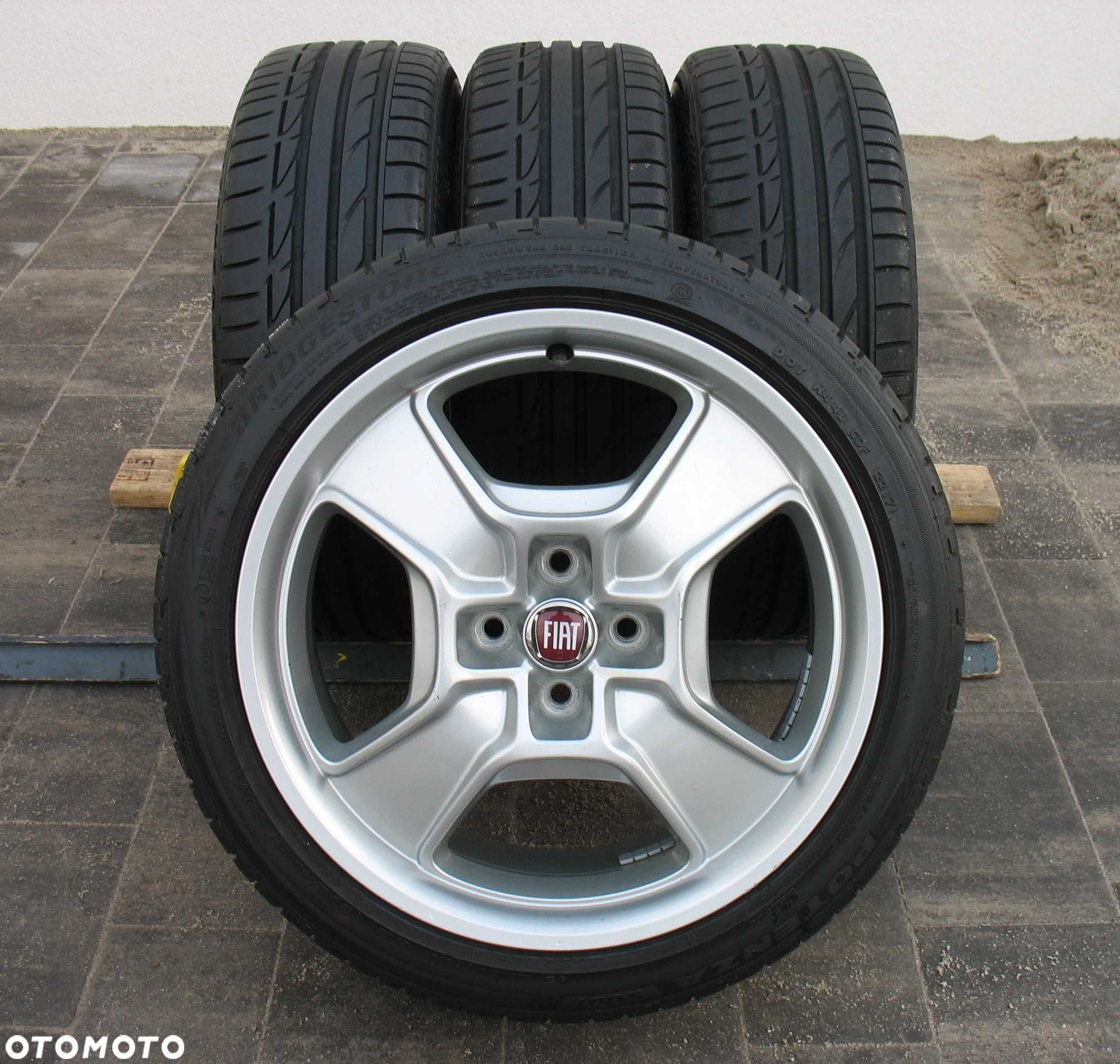 Fiat 124 Spider Alufelgi HYSTORICAL 17cali 4x100 opony 205/45r17 - 1