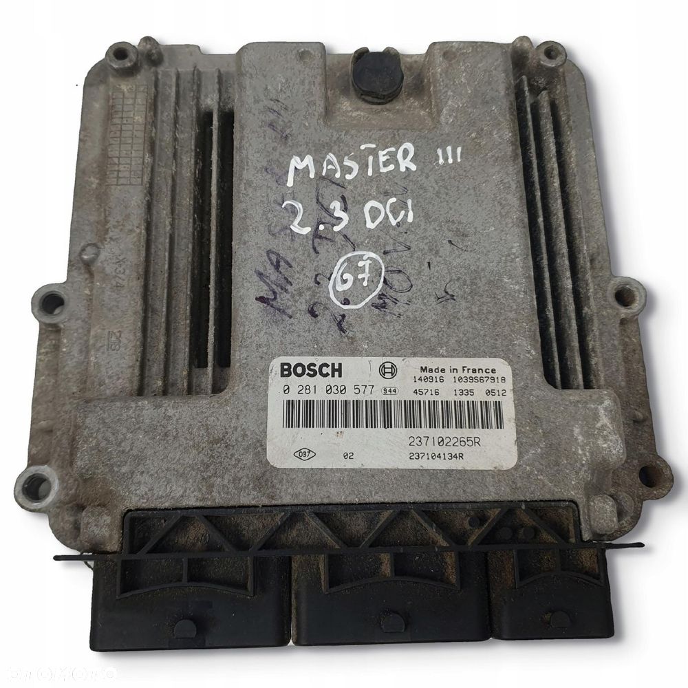 STEROWNIK SILNIKA Renault Master III 2.3 DCI komputer 0281030577 237102265R - 1