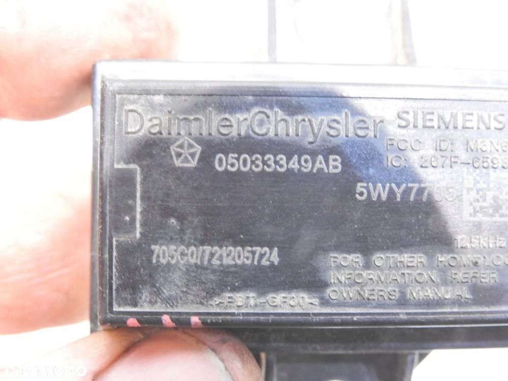 CZUJNIK CIŚNIENIA OPON LEWY TYŁ SEBRING III - 6